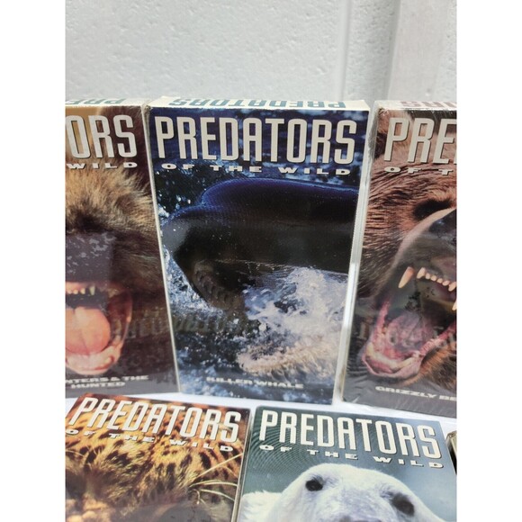 *1994 PREDATORS OF THE WILD *VHS* VIDEOS BY TIME LIFE, 7 TOTAL - Picture 7 of 9